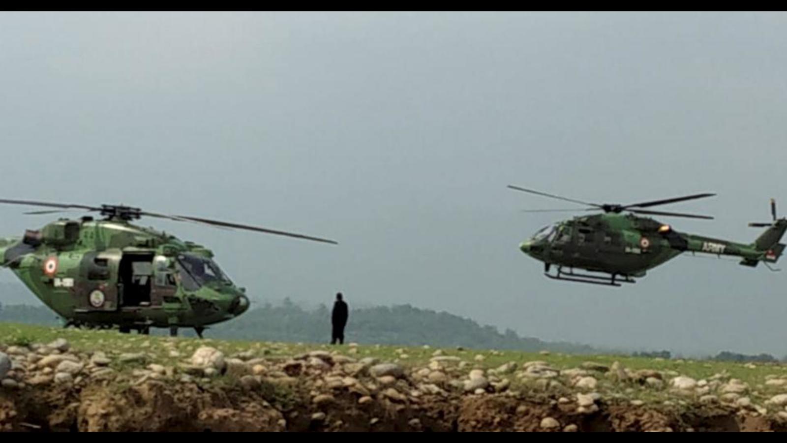 Kathua chopper crash: Search op for co-pilot, wreckage in full swing -  Hindustan Times