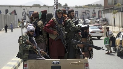 Taliban fighters patrol streets of Kabul, Afghanistan. (AP Photo) Taliban fighters patrol streets of Kabul, Afghanistan. (AP Photo)