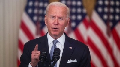 In his remarks, Biden indicated that US forces securing the Hamid Karzai International Airport in Kabul were being expanded to provide “increased rational access” to the site to overcome difficulties. (REUTERS)