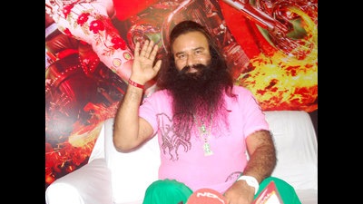 Dera Sacha Sauda chief Gurmeet Ram Rahim Singh. (HT Photo)