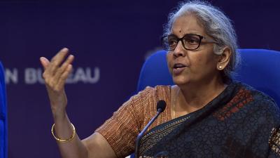 Union finance minister Nirmala Sitharaman conveyed the government’s conveyed the government and taxpayers’ “deep disappointment and concerns” to Infosys chief executive officer and managing director Salil Parekh on Monday. (Sanjeev Verma/HT PHOTO)