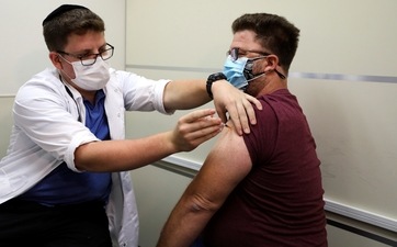 Protection against infection provided from 10 days after a third dose was four times higher than after two doses among those aged 60 and over. (Reuters File Photo)