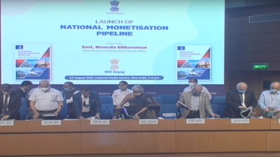 Sitharaman launches the National Monetisation Pipeline (YouTube)