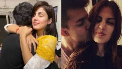 Rhea Chakraborty shares pic from her Raksha Bandhan celebrations with Showik Chakraborty. Rhea Chakraborty shares pic from her Raksha Bandhan celebrations with Showik Chakraborty.