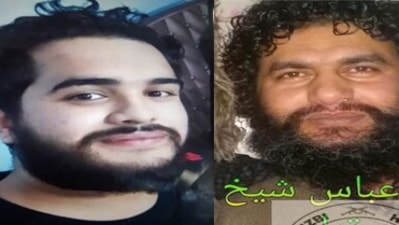 Mohd Abbas Sheikh (R) and Saqib Manzoor Dar (L) were shot down by the police on Monday. (Sourced) Mohd Abbas Sheikh (R) and Saqib Manzoor Dar (L) were shot down by the police on Monday. (Sourced)