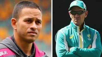 'Feels like guys are stabbing him in the back': Usman Khawaja backs Justin Langer, says 'it's not always 100 per cent coach's fault' (HT Collage) 'Feels like guys are stabbing him in the back': Usman Khawaja backs Justin Langer, says 'it's not always 100 per cent coach's fault' (HT Collage)