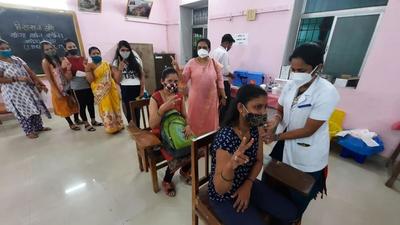 53,007,364 vaccine doses have been administered in Maharashtra till Saturday. (HT Photo/Praful Gangrude)