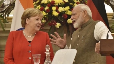Indian Prime Minister Narendra Modi and German Chancellor discussed the unfolding security situation in Afghanistan and its implications on the region and the world. (File photo/HT) Indian Prime Minister Narendra Modi and German Chancellor discussed the unfolding security situation in Afghanistan and its implications on the region and the world. (File photo/HT)
