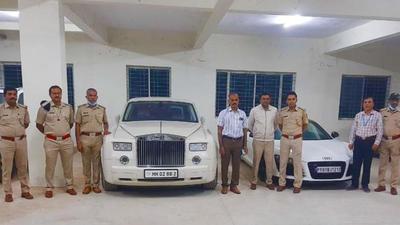 A Karnataka transport department official said seven luxury vehicles were seized because persons driving them did not produce the relevant documents. (Photo courtesy: Karnataka transport department) A Karnataka transport department official said seven luxury vehicles were seized because persons driving them did not produce the relevant documents. (Photo courtesy: Karnataka transport department)