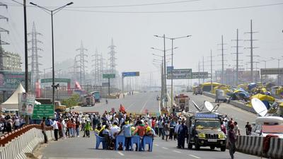 Agitators protesting against the farm laws at Ghazipur border in Delhi. (Sakib Ali/HT Photo) Agitators protesting against the farm laws at Ghazipur border in Delhi. (Sakib Ali/HT Photo)