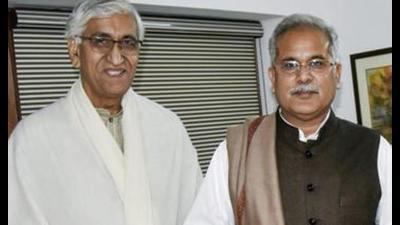 Bhupesh Baghel and TS Singh Deo Bhupesh Baghel and TS Singh Deo