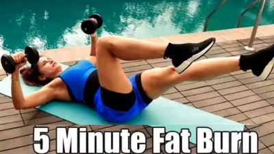 Got no time for exercise? Try this 5 minute Fat Burn workout routine by Yasmin Karachiwala (Instagram/yasminkarachiwala) Got no time for exercise? Try this 5 minute Fat Burn workout routine by Yasmin Karachiwala (Instagram/yasminkarachiwala)
