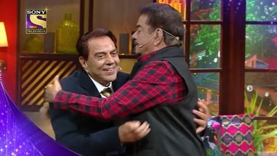 Dharmendra and Shatrughan Sinha on The Kapil Sharma Show.