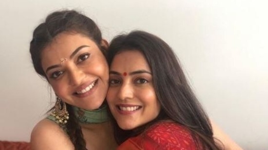 Kajal Aggarwal called her sister Nisha her 'my fiercest defender and my little cub'.