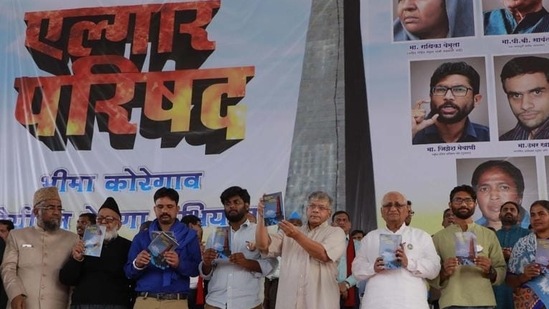 File image of the Elgar Parishad that was organised in Pune on December 31, 2017.(HTPHOTO)