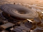 The sustainability pavilion at Expo 2020 Dubai, Terra, draws clean energy from 4,912 photovoltaic panels arranged atop a 130-metre-wide roof canopy and a series of 18 ‘energy trees' in its landscape.(Expo 2020 Dubai) The sustainability pavilion at Expo 2020 Dubai, Terra, draws clean energy from 4,912 photovoltaic panels arranged atop a 130-metre-wide roof canopy and a series of 18 ‘energy trees' in its landscape.(Expo 2020 Dubai)