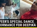Ranveer Singh dances for Deepika Padukone at his mother's birthday party