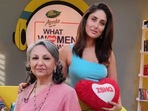 Kareena Kapoor is married to Sharmila Tagore's son Saif Ali Khan. Kareena Kapoor is married to Sharmila Tagore's son Saif Ali Khan.