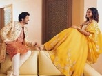 Richa Chadha posted a photo with Ali Fazal in which they were both dressed in ethnic outfits. Richa Chadha posted a photo with Ali Fazal in which they were both dressed in ethnic outfits.