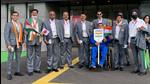 Indian team, including former disabilities commissioner of Bihar Shivaji Kumar (fifth from left), at the opening ceremony in Tokyo on Tuesday. (HT Photo) Indian team, including former disabilities commissioner of Bihar Shivaji Kumar (fifth from left), at the opening ceremony in Tokyo on Tuesday. (HT Photo)