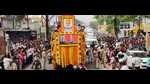 Cavalcade moving with mortal remains of Kalyan Singh in Aligarh. (HT Photo) Cavalcade moving with mortal remains of Kalyan Singh in Aligarh. (HT Photo)