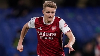 Arsenal's Martin Odegaard (Pool via REUTERS)