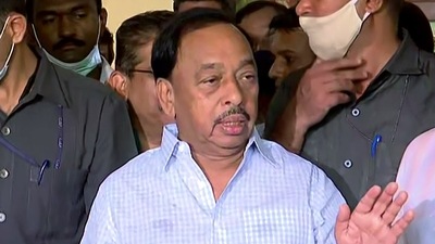 Narayan Rane was arrested by Ratnagiri Police on Monday (PTI) Narayan Rane was arrested by Ratnagiri Police on Monday (PTI)