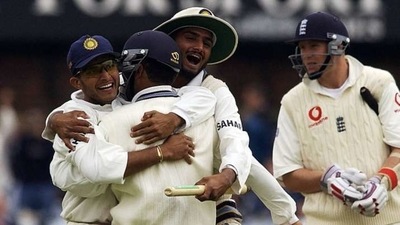 India defeated England by an innings and 46 runs at Headingley in 2002 (Getty) India defeated England by an innings and 46 runs at Headingley in 2002 (Getty)
