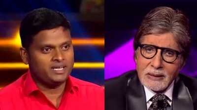 Gyaan Raj, a contestant of Kaun Banega Crorepati 13, won ₹3.20 lakhs on the premiere episode. Gyaan Raj, a contestant of Kaun Banega Crorepati 13, won ₹3.20 lakhs on the premiere episode.