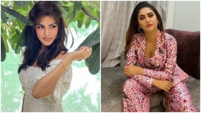 Rhea Chakraborty and Krystle D’Souza will be seen next in Chehre. Rhea Chakraborty and Krystle D’Souza will be seen next in Chehre.