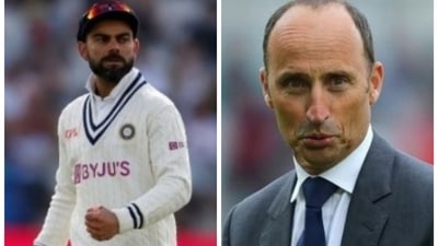 'England supporters won't like Virat Kohli but he doesn't care a jot about that': Nasser Hussain on India captain ahead of third Test (Agencies/HT Collage) 'England supporters won't like Virat Kohli but he doesn't care a jot about that': Nasser Hussain on India captain ahead of third Test (Agencies/HT Collage)