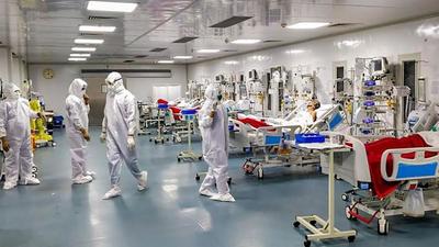 Army Institute of Cardio Thoracic Sciences (AICTS), Army COVID -19 hospital in Pune undertakes critical Covid -19 care for armed forces, police and civil persons. (PTI) Army Institute of Cardio Thoracic Sciences (AICTS), Army COVID -19 hospital in Pune undertakes critical Covid -19 care for armed forces, police and civil persons. (PTI)