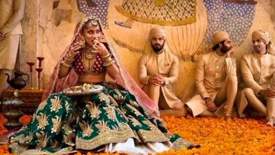 This is not the first time Masaba turned muse for designer Sabyasachi Mukherjee. She was earlier seen donning a heavy colourful bridal lehenga for a travel magazine photoshoot. (Instagram)