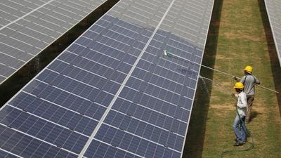 Plan is to convert Ayodhya town into a solar city by installing solar panels on roofs of houses, government buildings, commercial and industrial establishments. (Reuters Photo/Representative use) Plan is to convert Ayodhya town into a solar city by installing solar panels on roofs of houses, government buildings, commercial and industrial establishments. (Reuters Photo/Representative use)