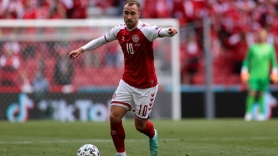File photo of Denmark's Christian Eriksen. (AP)