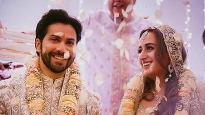 Actor Varun Dhawan got married to his long time girlfriend, Natasha Dalal, in January this year. Actor Varun Dhawan got married to his long time girlfriend, Natasha Dalal, in January this year.