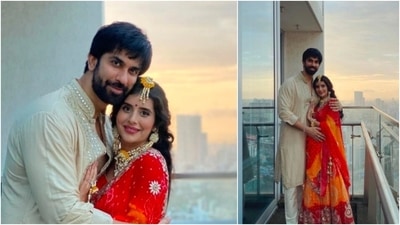 Charu Asopa Sen and Rajeev Sen celebrated the occasion in their new Mumbai apartment and they are very excited to start a new journey together. (Instagram/@asopacharu) Charu Asopa Sen and Rajeev Sen celebrated the occasion in their new Mumbai apartment and they are very excited to start a new journey together. (Instagram/@asopacharu)