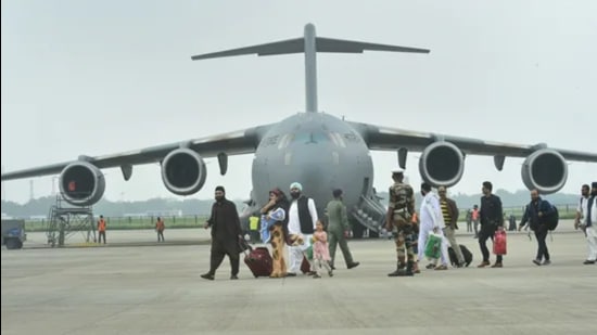 A plan to operate a second flight with an IAF aircraft to Dushanbe on Monday night had to be put off because of certain difficulties. (PTI)