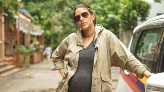 Neha Dhupia shared pictures of her look in the film on Instagram.