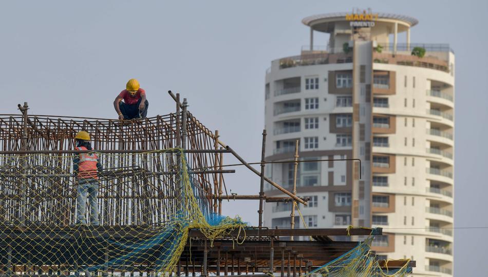 BMRCL labourers at work for the second construction phase on Namma Metro Rail network in Bengaluru. (File photo) BMRCL labourers at work for the second construction phase on Namma Metro Rail network in Bengaluru. (File photo)