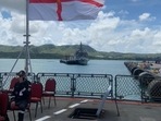 Indian Navy Ships (INS) Shivalik and Kadmatt in Guam (https://twitter.com/indiannavy) Indian Navy Ships (INS) Shivalik and Kadmatt in Guam (https://twitter.com/indiannavy)