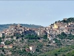 A general view of Maenza town. A general view of Maenza town.