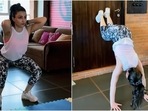 Soha Ali Khan proves she never misses leg day in new video, Neha Dhupia says well done(Instagram/@sakpataudi) Soha Ali Khan proves she never misses leg day in new video, Neha Dhupia says well done(Instagram/@sakpataudi)