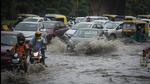 Commuters wade through a water logged stretch at AIIMS after heavy rains lashed New Delhi on August 21 (Sanchit Khanna/HT PHOTO) Commuters wade through a water logged stretch at AIIMS after heavy rains lashed New Delhi on August 21 (Sanchit Khanna/HT PHOTO)