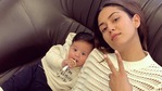 Mira Rajput with her son Zain. Mira Rajput with her son Zain.