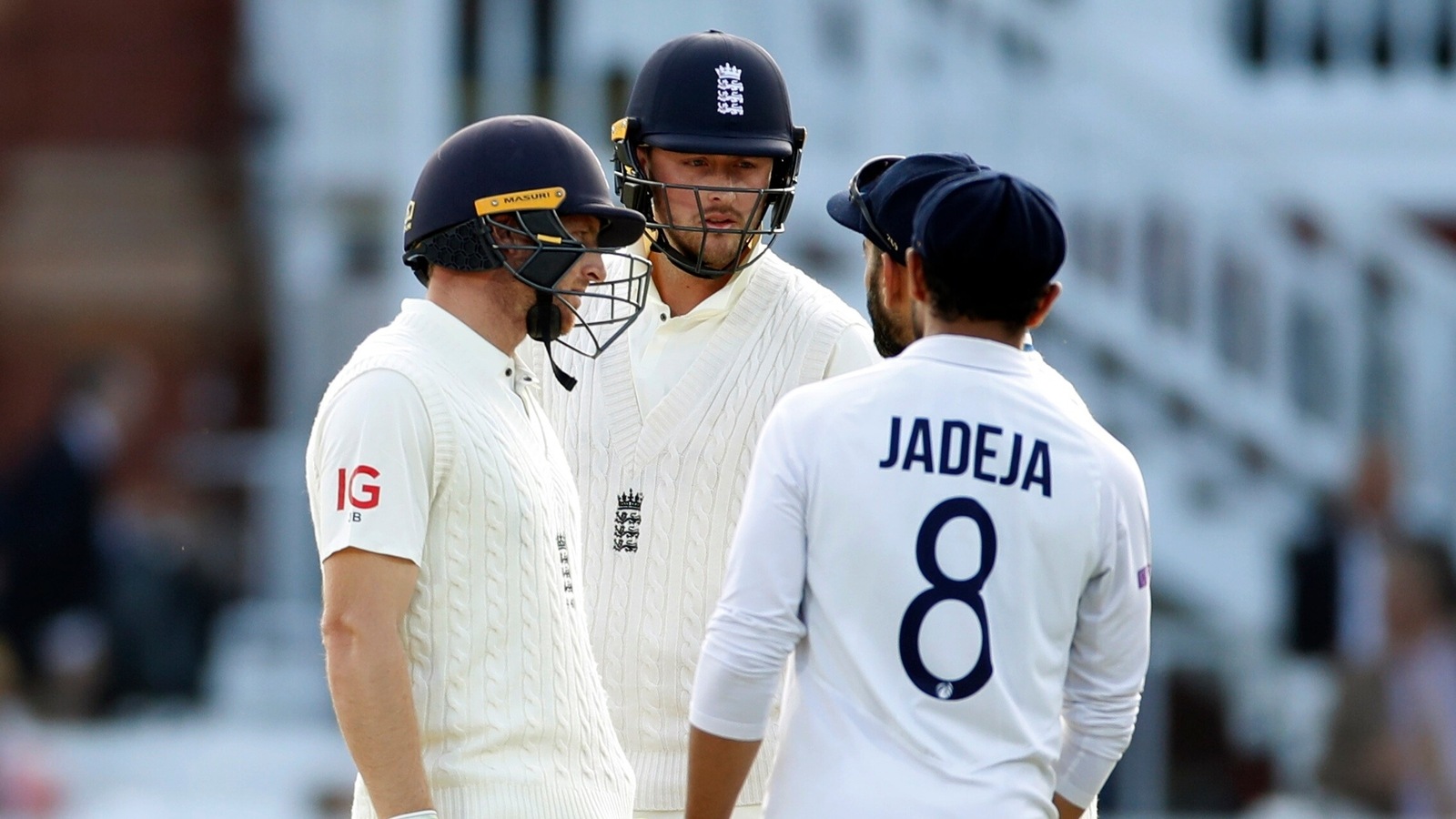 Indian and England players exchanged verbal volleys at Lord's Long Room