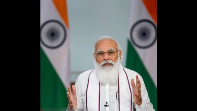 PM Modi chairs 37th Pragati meet (PTI) PM Modi chairs 37th Pragati meet (PTI)