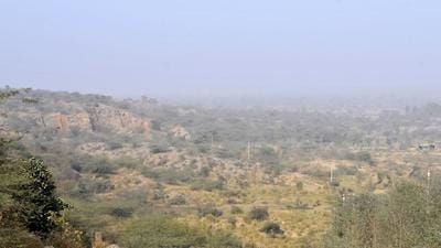 As part of the project, registers of 47 villages, 36 in Gurugram and 11 in Faridabad, falling in the Aravallis will be completed by October. (HT Archive) As part of the project, registers of 47 villages, 36 in Gurugram and 11 in Faridabad, falling in the Aravallis will be completed by October. (HT Archive)