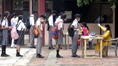 NTAGI chairman Dr NK Arora suggested teachers, non-teaching staff as well as drivers associated with schools to get vaccinated to create a protective ring around the students. (Representational photo) NTAGI chairman Dr NK Arora suggested teachers, non-teaching staff as well as drivers associated with schools to get vaccinated to create a protective ring around the students. (Representational photo)