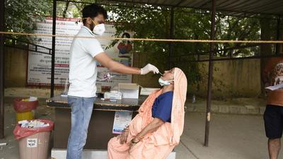 Around 3,500 samples are being tested every day in Gurugram. (HT Archive) Around 3,500 samples are being tested every day in Gurugram. (HT Archive)